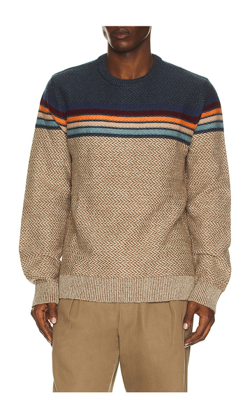  Faherty Donegal Crew Neck Sweater In Blue. Size S. Also In M, L, Xl/1x. 