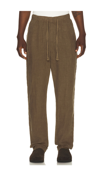  Faherty Linen Drawstring Pants In Brown. Size S. Also In M, L, Xl/1x. 