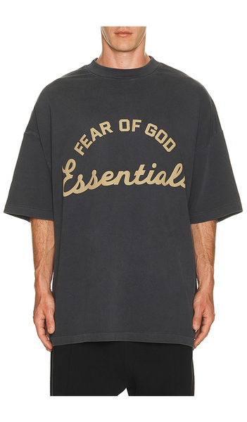  Fear Of God Essentials Training 90's Short Sleeve Tee In Black. Size Xs. Also In S, M, L, Xl/1x, Xxl/2x, Xxxl/3x. 