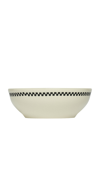  Fish's Eddy Checkerboard Bowl In Cream. 