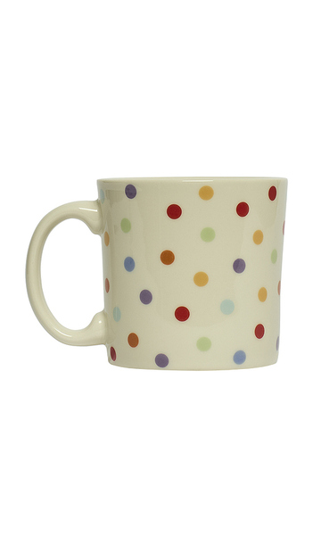  Fish's Eddy Spot On 12 Mug In Cream. 