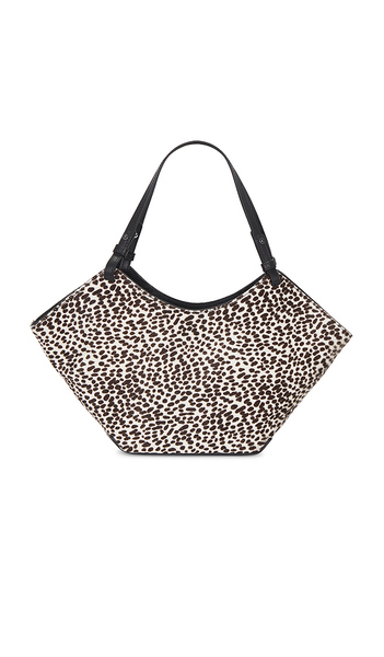  Flattered Dilba Mini Tote Bag In Chocolate. 
