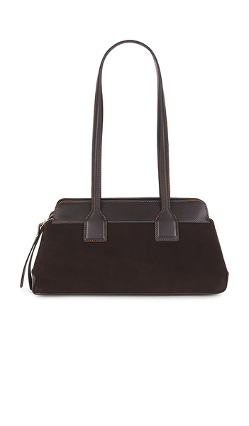  Flattered Greta Shoulder Bag In Brown. 