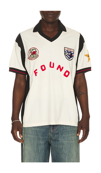  Found Soccer Jersey In Cream. Size S. Also In M, L, Xl/1x, Xxl/2x. 