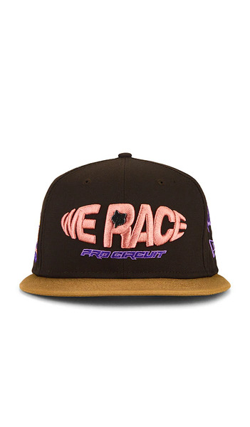  Fox Racing X Pro Circuit 9fifty Snapback Hat In Brown. 