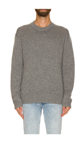  Frame Crew Neck Cashmere Sweater In Grey. Size S. Also In M. 