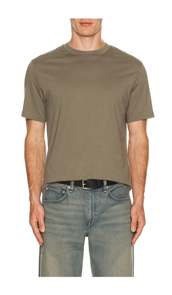  Frame Short Sleeve Light Cotton Tee In Green. Size S. Also In M, L, Xxl/2x. 