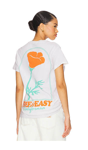  Free & Easy Superbloom Tee In White. Size S. Also In M, L. 