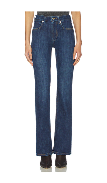  Free People X We The Free Double Knot High Rise Straight In Aegean In Blue. Size 24. Also In 29, 31. 