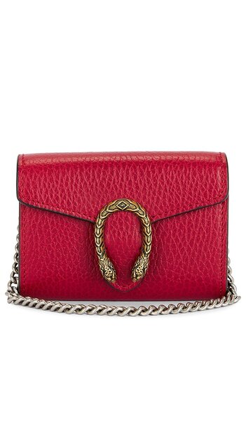  Fwrd Renew Gucci Dionysus Wallet On Chain In Red. 
