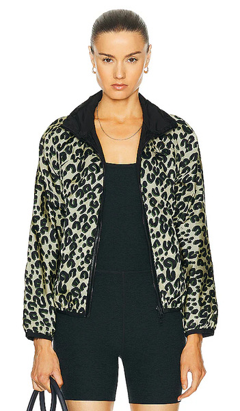  Fwrd Renew Louis Vuitton Leopard Nylon Jacket In Green. Size 34. Also In . 