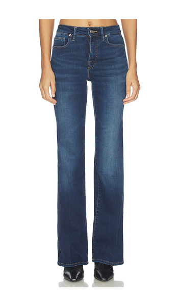 Good American Compression Good Legs Flare Jeans In Blue. Size 00. Also In 0, 2, 4, 6, 8, 10, 12, 18, 20. 