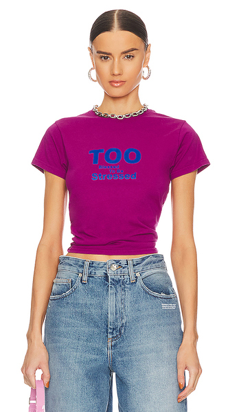  Guizio Blessed Tee In Purple. Size Xxs. Also In Xs. 