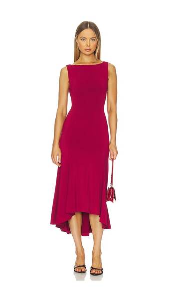  Guizio Daye Midi Dress In Red. Size Xxs. Also In Xl, Xxl. 