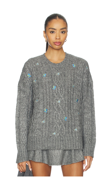  Guizio Etta Jumper In Grey. Size Xxs. Also In Xs, S, M. 