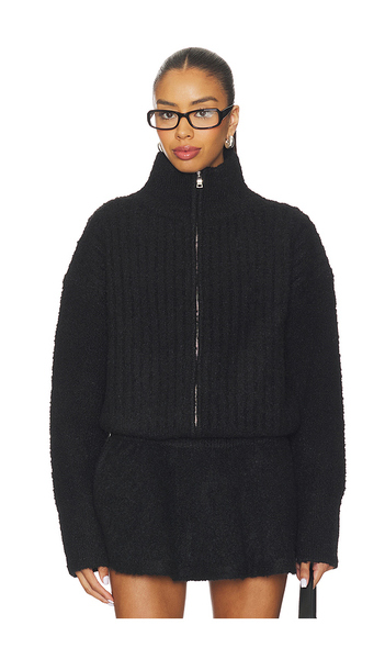  Guizio Mila Zip Up Jacket In Black. Size Xxs. Also In Xs, S, M, L. 