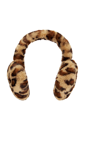  Hat Attack Faux Fur Earmuff In Brown. 