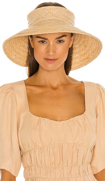  Hat Attack Roll Up Travel Visor In Tan. 