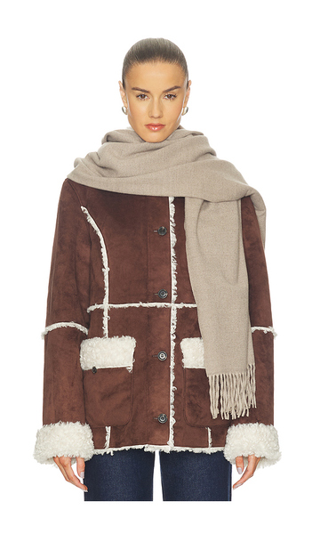  Hat Attack Travel Scarf In Taupe. 