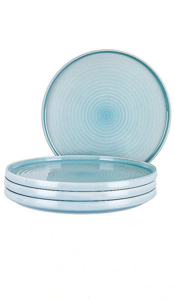  Hawkins New York Essential Dinner Plate Set Of 4 In Blue. 