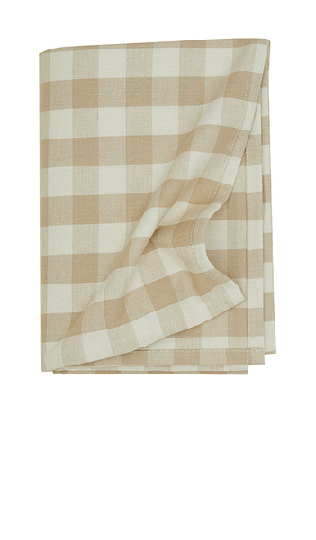  Hawkins New York Essential Gingham Tablecloth In Ivory. 