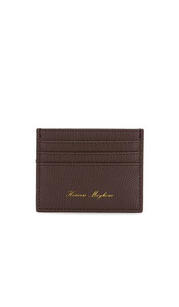  Heaven Mayhem Cardholder In Brown. 
