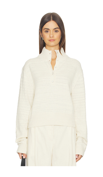  Helmut Lang Slub Button Top In Beige. Size S. Also In M, L. 