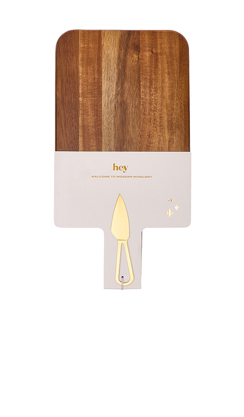  Here's How The Garth Cheese Board & Knife Set In Neutral. 