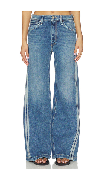  Hudson Jeans Jodie Loose Fit Leg Track Pant Jeans In Blue. Size 25. Also In 26, 28, 29, 30, 31, 33, 34. 