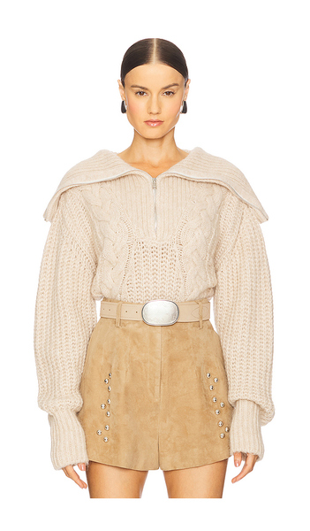  Iro Swana Sweater In Beige. Size S. Also In M. 