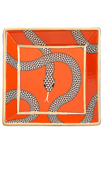  Jonathan Adler Eden Square Tray In Orange. 