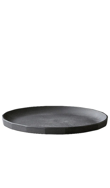  Kinto Alfresco Dinner Plate Set Of 4 In Black. 