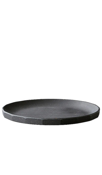  Kinto Alfresco Side Plate Set Of 4 In Black. 