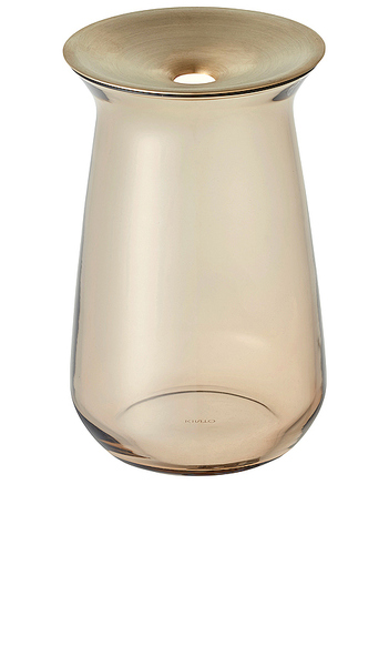  Kinto Luna Vase 80x130mm In Brown. 