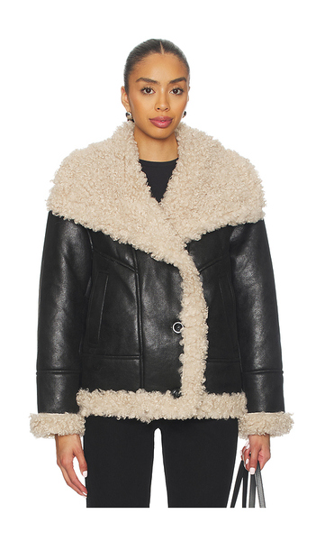  Lamarque Demi Jacket In Black. Size S. Also In Xs. 