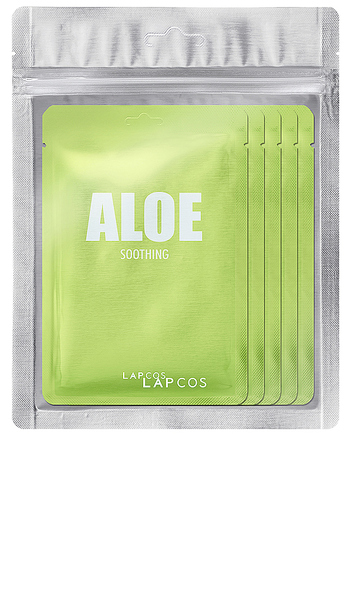  Lapcos Aloe Daily Skin Mask 5 Pack In Beauty: Na. 