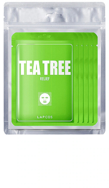  Lapcos Tea Tree Derma Mask 5 Pack In Beauty: Na. 