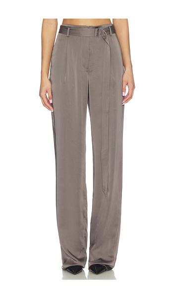  Lapointe Belted Pant In Grey. Size 0. Also In 2. 