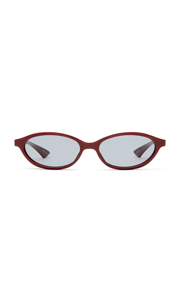  Le Specs Duskfall Sunglasses In Burgundy. 