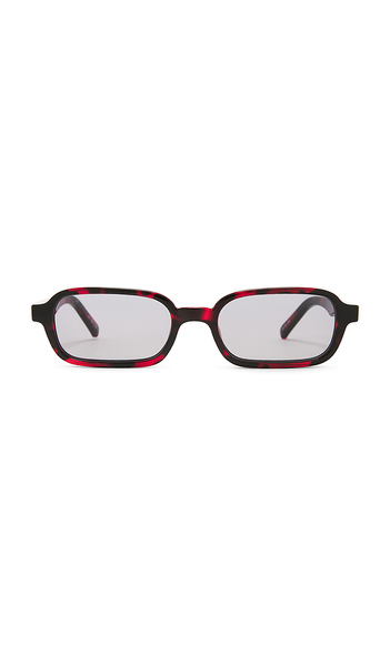  Le Specs Pilferer Sunglasses In Red. 