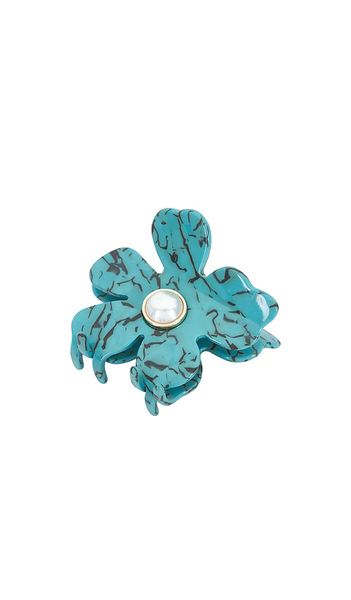  Lele Sadoughi Lily Claw Clip In Turquoise. 
