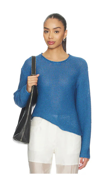  Leset Ben Crew Pullover In Blue. Size Xs. Also In S, L. 
