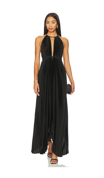  L'idee Boheme Gown In Black. Size 6/xs. Also In 8/s, 10/m, 12/l. 