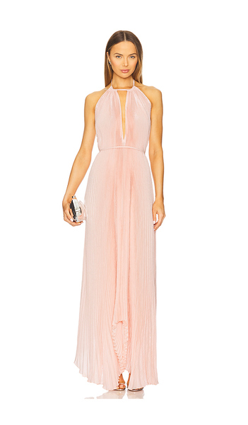  L'idee Boheme Gown In Blush. Size 6/xs. Also In 8/s, 10/m. 