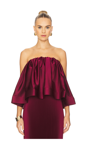  L'idee Breeana Top In Wine. Size 6/xs. Also In 8/s, 10/m, 12/l. 