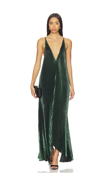  L'idee The Muse Gown In Green. Size 6/xs. Also In 8/s, 10/m, 12/l. 