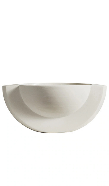  Light + Ladder Saturn Bowl In White. 