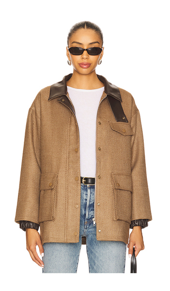  Line & Dot Bourbon Jacket In Brown. Size Xs. Also In M, L. 