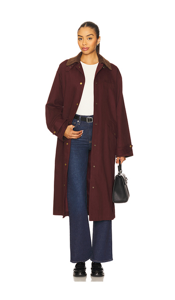  Line & Dot Chelsea Jacket In Burgundy. Size M. Also In L. 