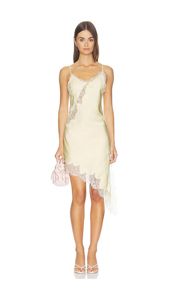  Line & Dot Emel Asymmetrical Dress In Yellow. Size S. Also In Xs, L. 